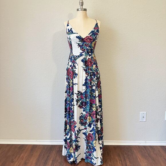 Free People Dresses & Skirts - INTIMATELY FREE PEOPLE Through The Vine Maxi Dress Floral Smocked Boho
